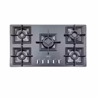 اجاق گاز رومیزی پنج شعله مدل C-5903 استیل البرز