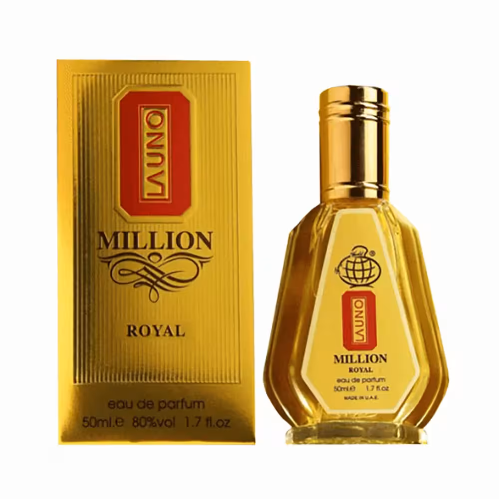 ادکلن 50 میل فراگرنس ورد مدل لائونو میلیون رویال رایحه پاکورابان وان میلیون رویال