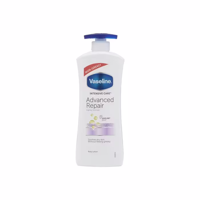لوسیون التیام بخش پوست وازلین Vaseline Advanced Repair حجم 400 میل