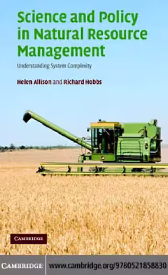 خرید و دانلود نسخه کامل کتاب Science and Policy in Natural Resource Management: Understanding system complexity