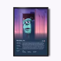 تابلو فیلم Monsters, Inc.(شرکت هیولاها)