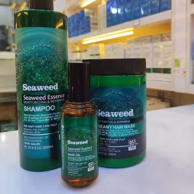 پک شامپو و ماسک مو روغن مو جلبک دریایی