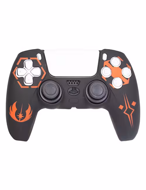 روکش محافظ دسته PS5 لیزری مشکی قرمز طرح جنگ ستارگان