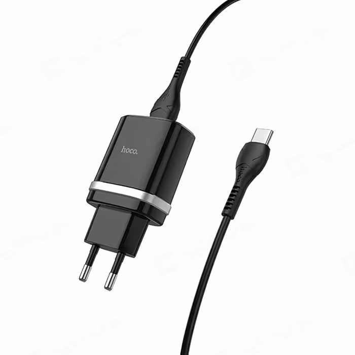 شارژر دیواری 18W هوکو مدل C12Q با کابل تایپ C