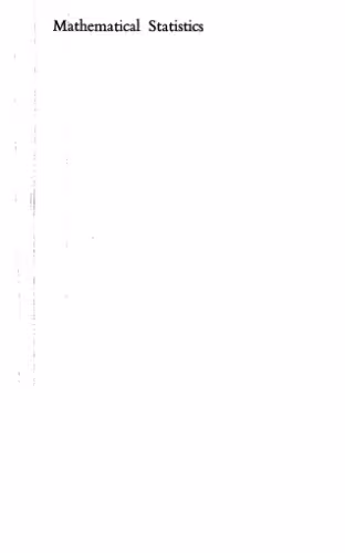 خرید و دانلود نسخه کامل کتاب Mathematical Statistics