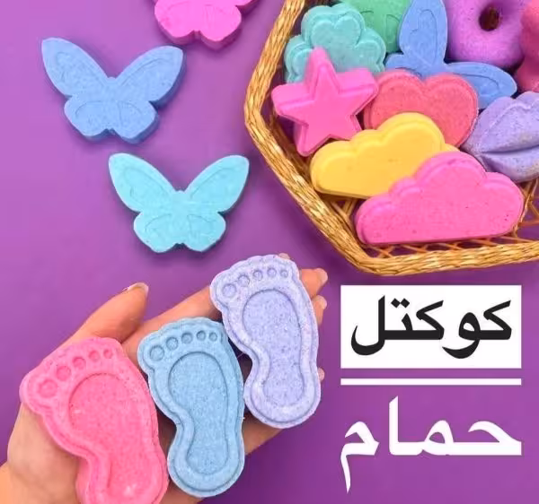 کوکتل پدیکور فله طرح فانتزی و رنگی جورواجور |