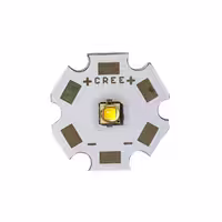 لامپ نور زرد کِری 20 میلی متر CREE XPG-2 5W