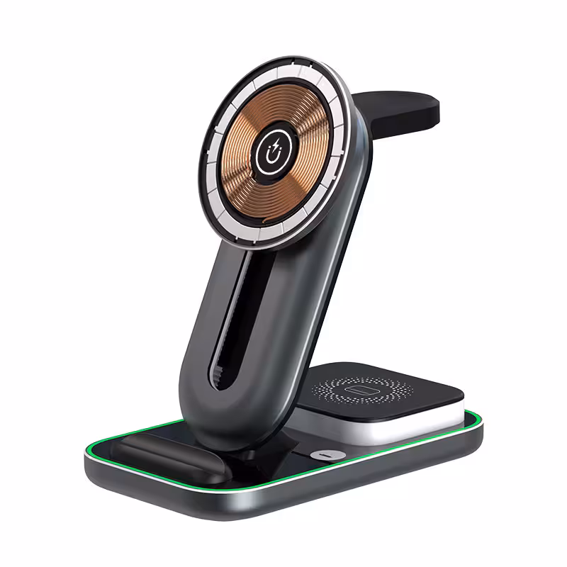 شارژر رومیزی مدل Magnetic 4in1 Wireless charger A8 - کالاوما