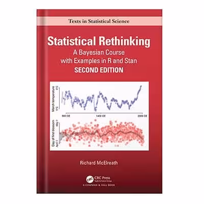 خرید و دانلود نسخه کامل کتاب Statistical Rethinking: A Bayesian Course with Examples in R and STAN by Richard Mcelreath