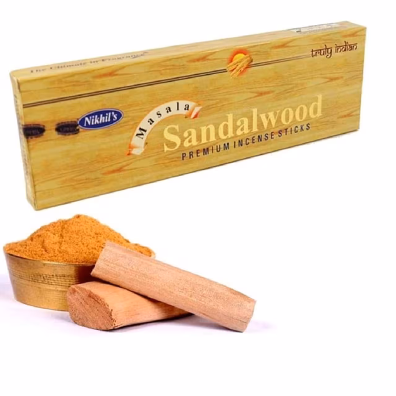 عود دست ساز نخیل مدل صندل وود بسته 30 عددی