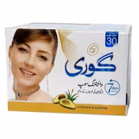 صابون روشن کننده و سفید کننده گوری مدل  avocado & aloe vera