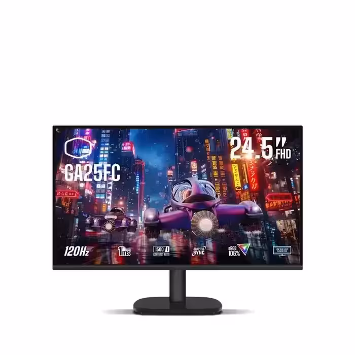 مانیتور گیمینگ 25 اینچی کولر مستر مدل GA25FC