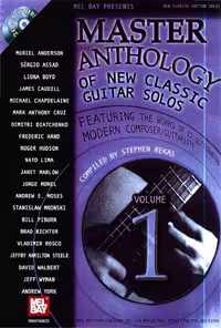 کتاب قطعات کلاسیک برای گیتار Master Anthology Of New Classic Guitar