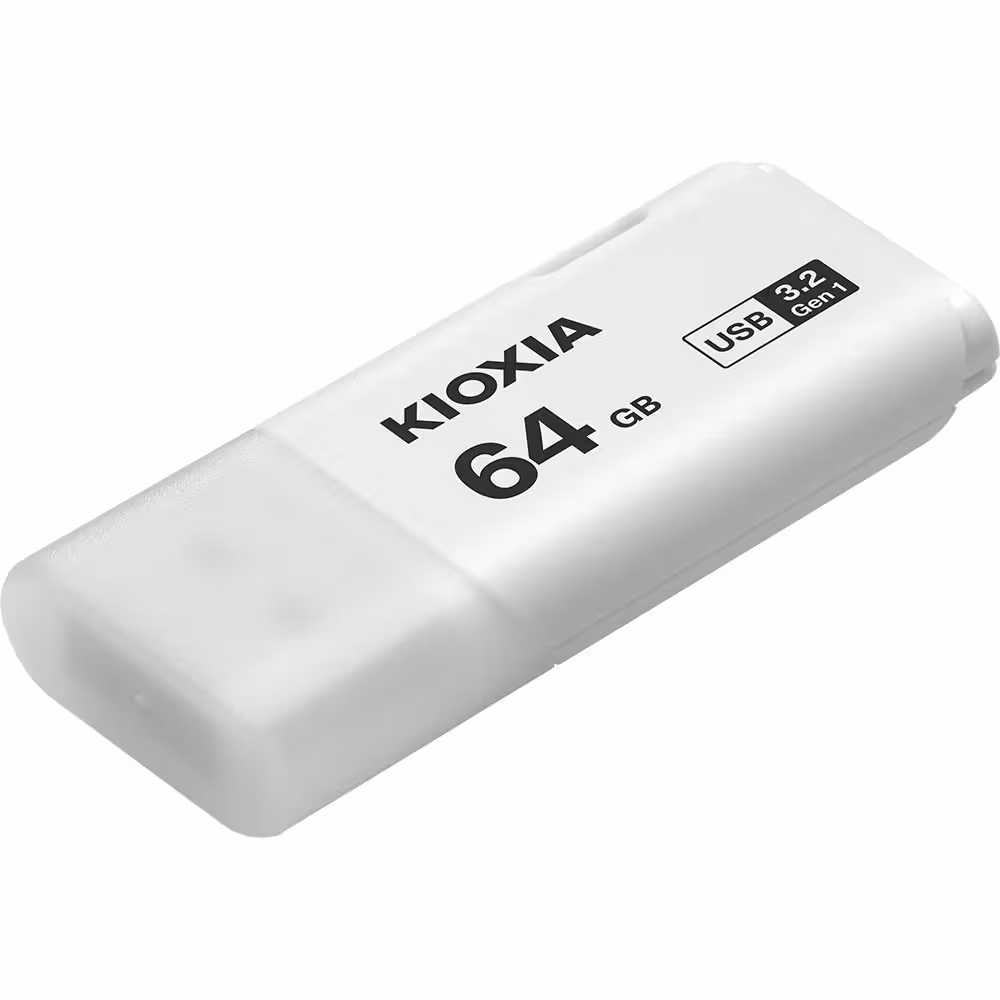 فلش کیوکسیا USB3.2 مدل TransMemory U301 ظرفیت 64 گیگابایتKioxia TransMemory™ U301 USB 3.2 Flash Memory - 64GB