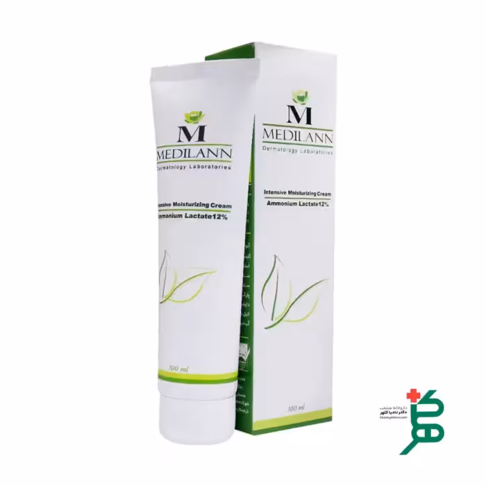 کرم مرطوب کننده آمونیوم لاکتات 12 درصد مدیلن پوست خیلی خشک