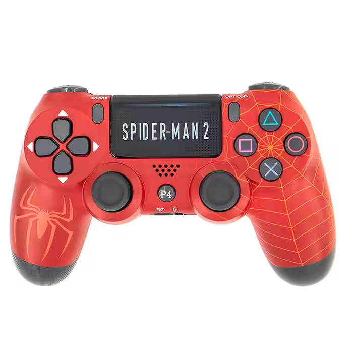 دسته بی سیم پلی استیشن 4 پلی ایکس طرح اسپایدر من مدل PLAYX SPIDER-MAN