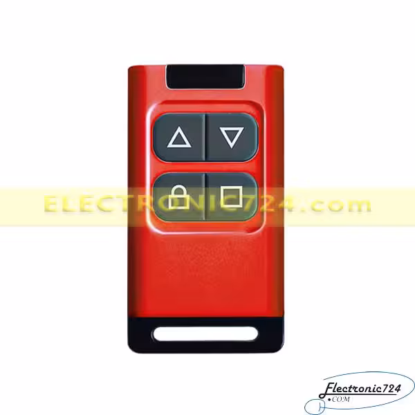 ریموت کنترل چهار کانال بلوتوثی 433 قرمز مشکی