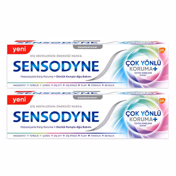 خمیر دندان سنسوداین 8 کاره 2 عددی