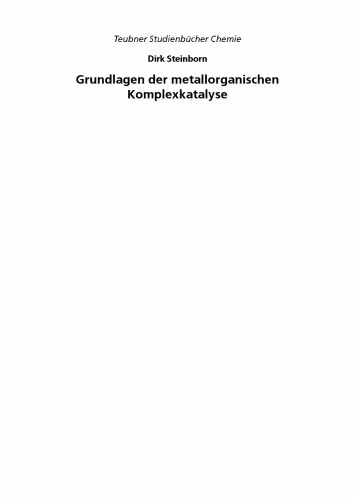 خرید و دانلود نسخه کامل کتاب Grundlagen der metallorganischen Komplexkatalyse