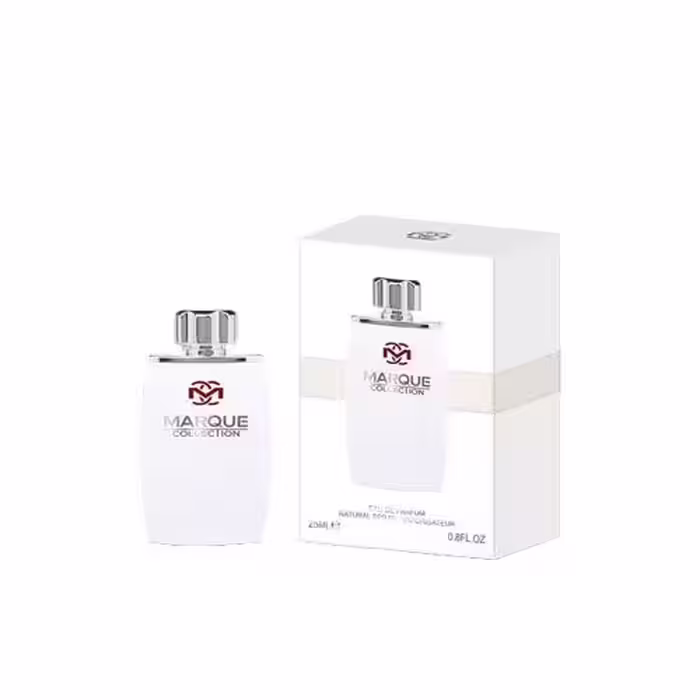 عطر ادکلن مردانه لالیک سفیدفراگرنس ورد مارکویی کالکشن کد 106  (Lalique White) حجم 25میل