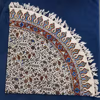 سفره قلمکارگردممتازبته بادامی 120سانت