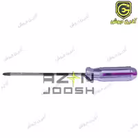 پیچ گوشتی چهارسو 150*6 دسته کریستالی میکس MIX