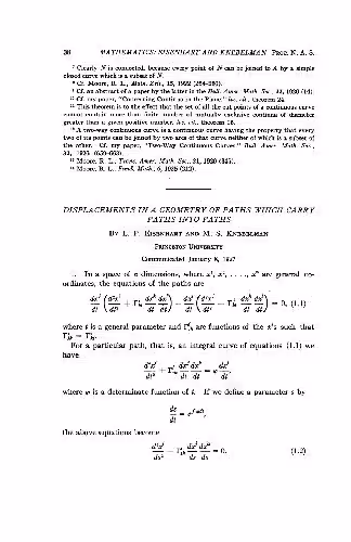 خرید و دانلود نسخه کامل کتاب Displacements in a Geometry of Paths Which Carry Paths into Paths