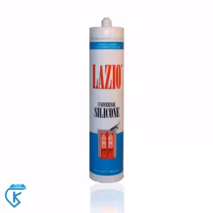 چسب سیلیکون نقره ای لازیو