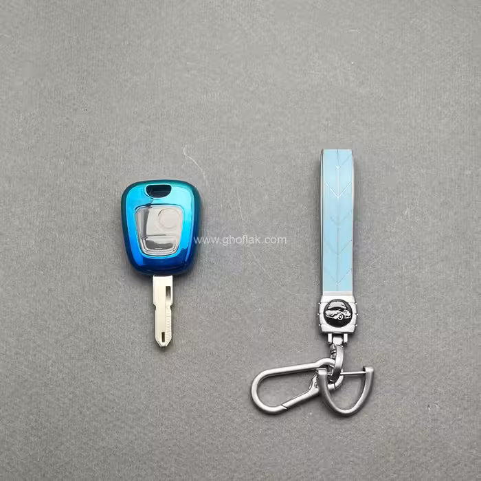 کاور ریموت پژو 207 و رانا و پارس مدل 96 به بالا با بند ست بلو