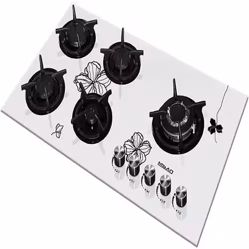 اجاق گاز شیشه ای میلان مدل G68