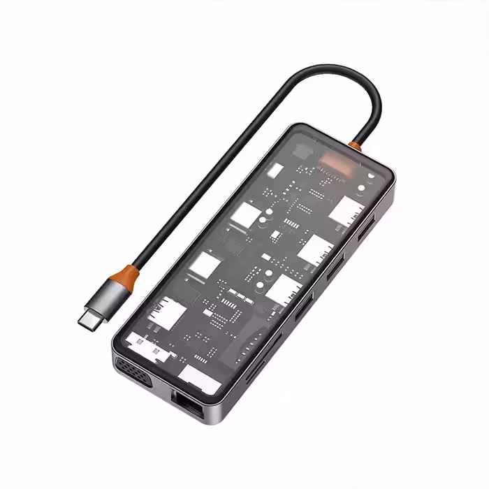 هاب آداپتور 12 پورت تایپ سی ویوو مدل Wiwu CB012