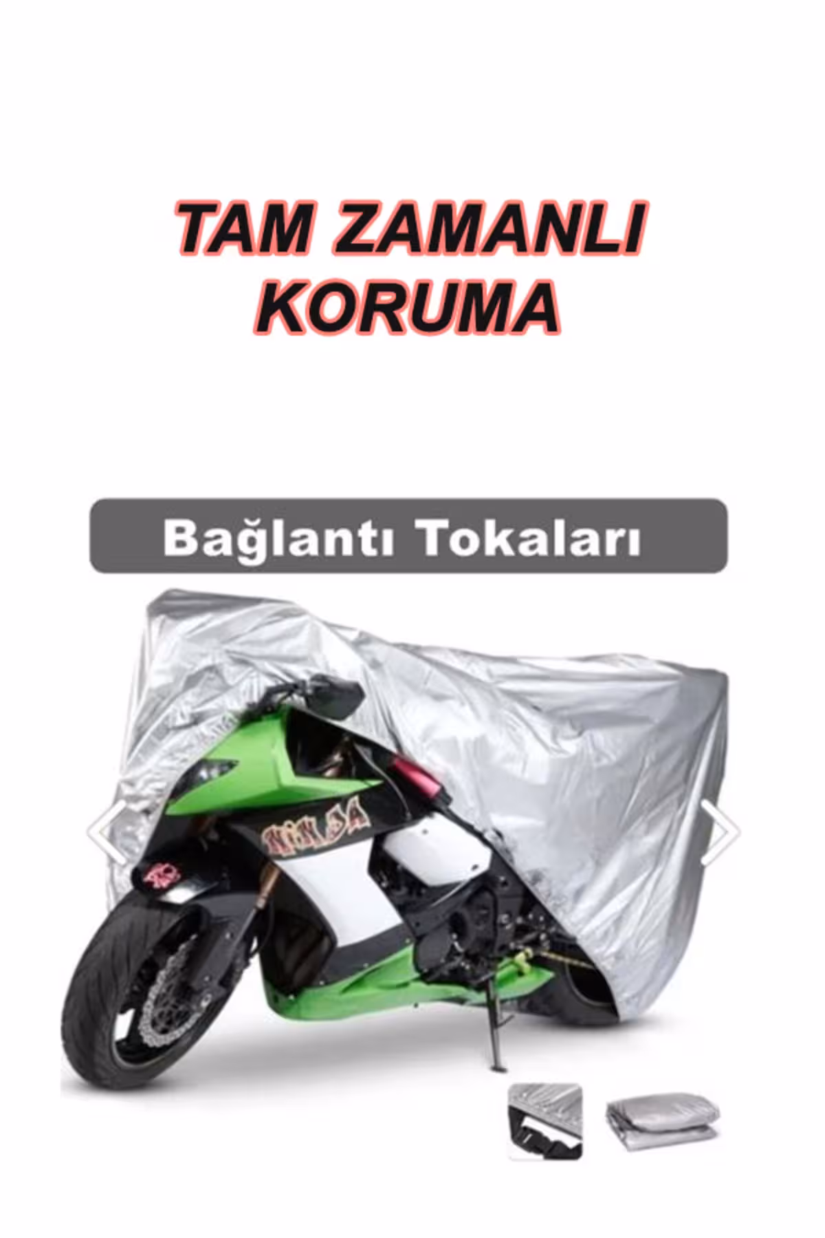 چادر موتورسیکلت خاکستری HONDA ACTAVA 100 کیسه عقب سازگار MIFLON PREMIUM 4 SEASON MOTORCYCLE TARKET Genel Markalar