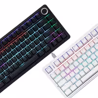 کیبورد گیمینگ سیم دار ، وایرلس و بلوتوثی آئولا مدل AULA F75 Gaming سوئیچ Red