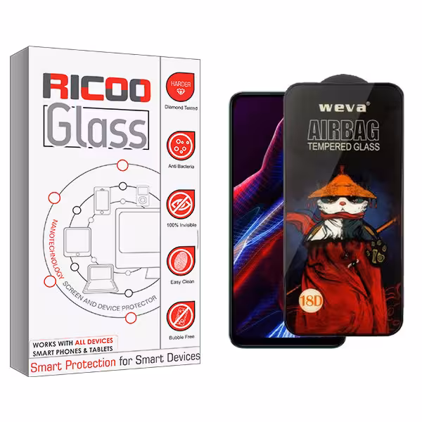 محافظ صفحه نمایش ریکوو مدل RC Airbag مناسب برای گوشی موبایل شیائومی Poco X5 5G