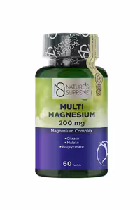 قرص مولتی منیزیم Natures Supreme - بسته 60 عددی