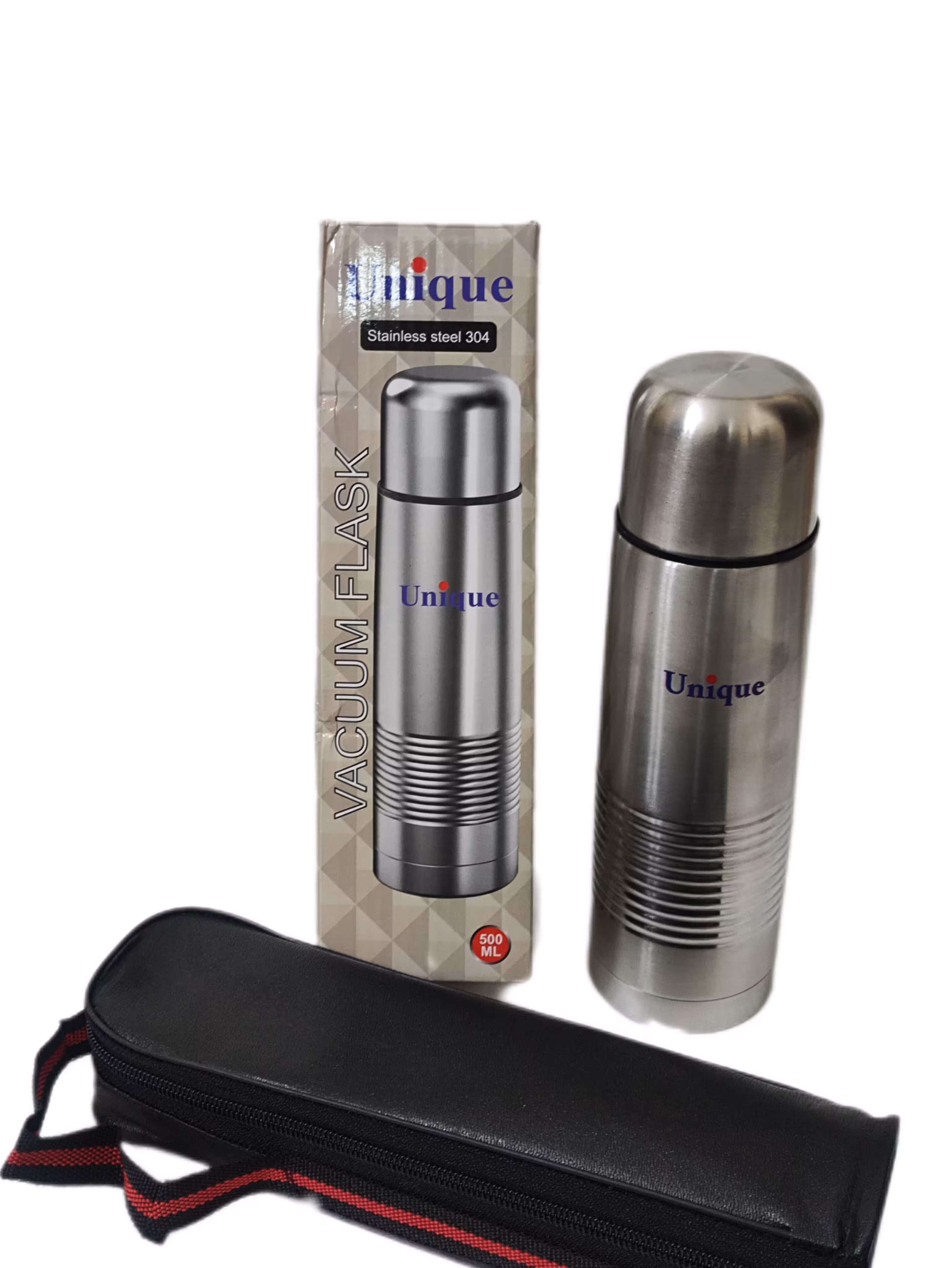 فلاسک قلمی یونیک نیم لیتری (فلاسک یونیک استیل مسافرتی ، فلاسک یونیک کودک)