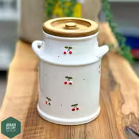 بانکه سرامیکی آلبالو درب چوبی
