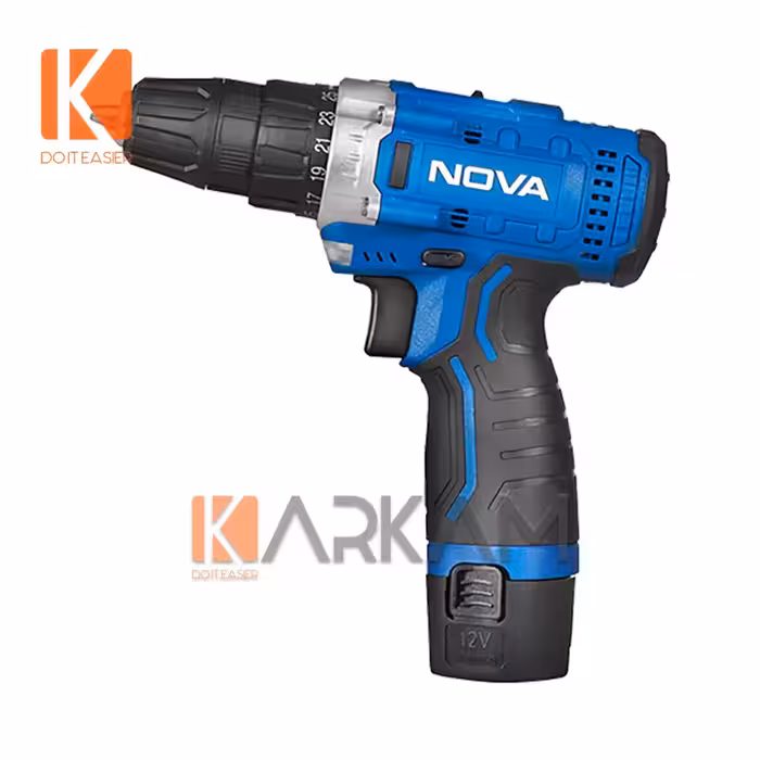 پیچگوشتی شارژی 12 وات 8512 نوا