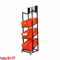 قفسه سه طبقه فروشگاهی میوه