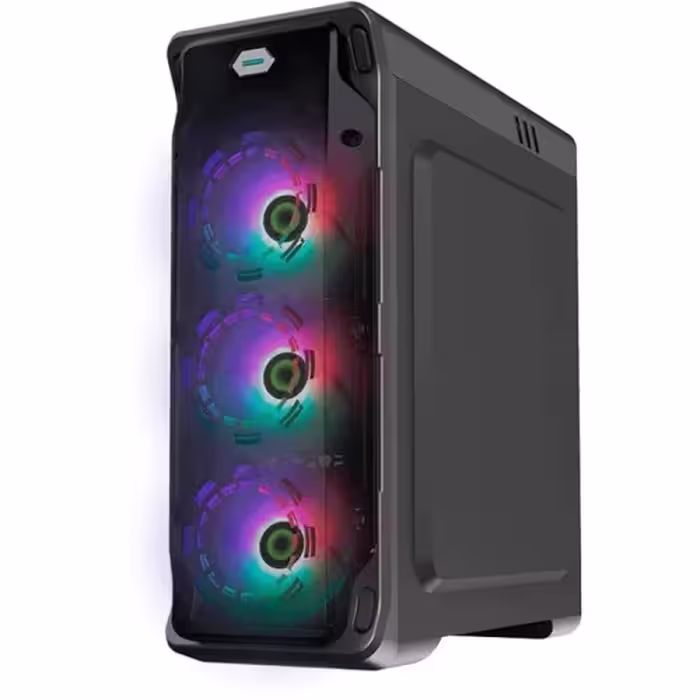 قاب کیس گیمینگ مشکی گیم مکس مدل Starlight FRGB