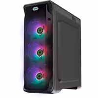 قاب کیس گیمینگ مشکی گیم مکس مدل Starlight FRGB