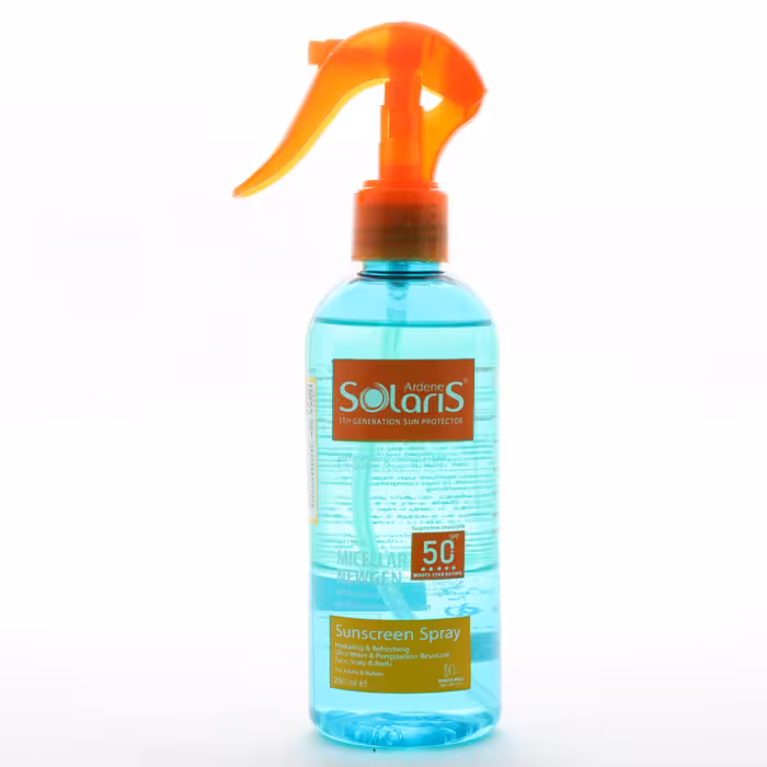 لوسیون ضد آفتاب دو فاز SPF 50 آردن سولاریس 250 میلی لیتر