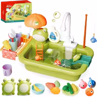 سینک با ماهیگیری و سرسره دار طرح قورباغه