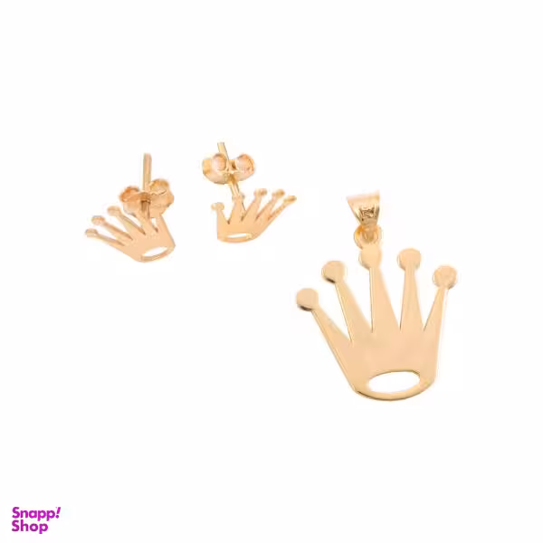 نیم ست طلا 18 عیار سپیده گالری مدل SH0021