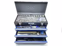 مجموعه جعبه بکس و ابزار 408 عددی صنعتی باس مدل BOX-408