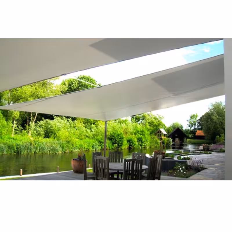 سایبان حیاط 15 متری -(5 در3)- برزنت ون طوسی - خانه چادر 2