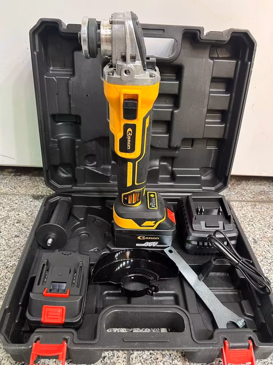 مینی فرز شارژی 36 ولت براشلس کربن مدل 36V-BR