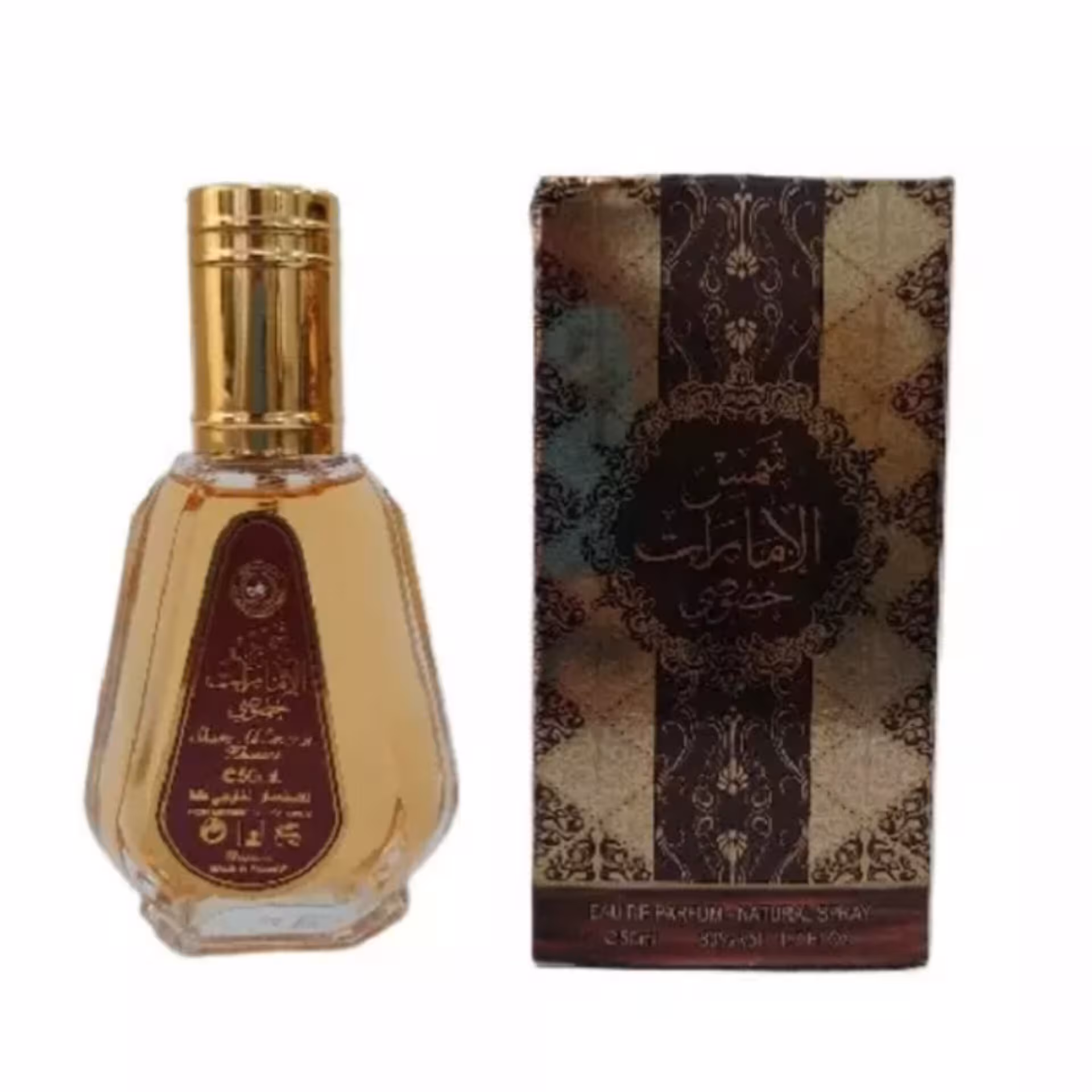 ادکلن زنانه مردانه ارض الزعفران مدل شمس الامارات خصوصی حجم 50 میل