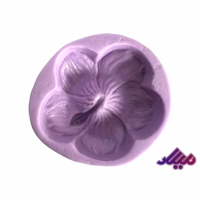 قالب سیلیکونی گل ختمی قطر 8 سانت