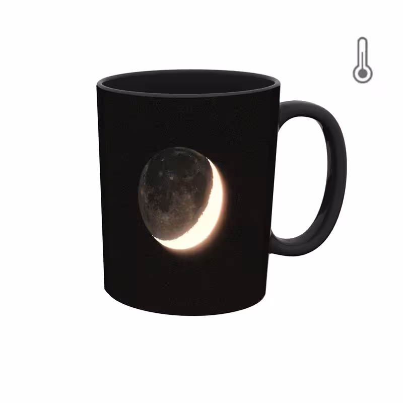 ماگ حرارتی  گرافیکی ماه